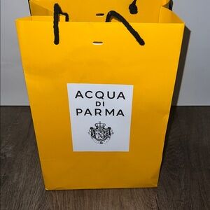 Acqua Di Parma Vibrant Yellow Bag with Black Handles